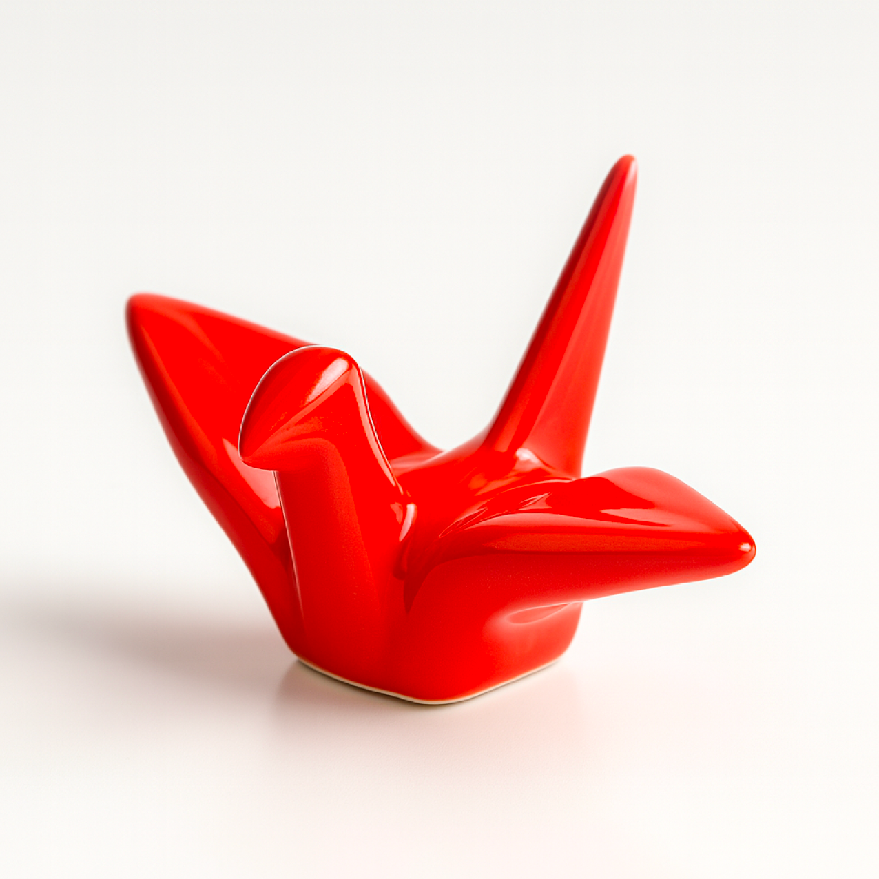 Ceramic Origami Crane Card Protector